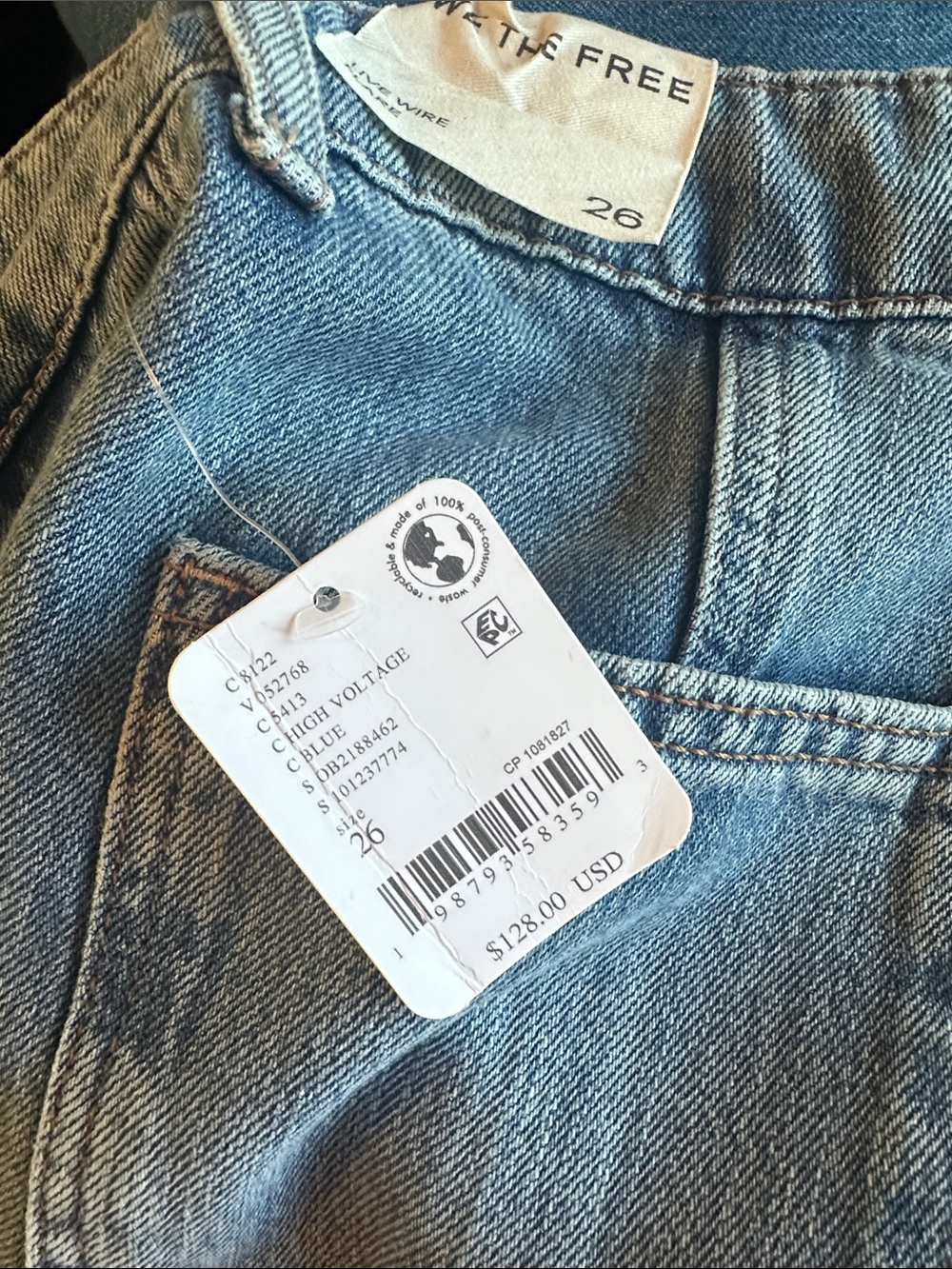 NWT We The Free Live Wire Flare-High Voltage Blue - Picture 9 of 9